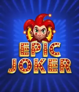 Step into the colorful world of Epic Joker slot by Relax Gaming, highlighting a mischievous joker with a bright red hairstyle amid a luminous blue background. This image captures the light-hearted spirit of classic slots, perfect for those who love traditional gameplay, offering a delightful gaming experience.