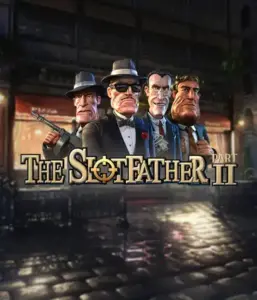 Dive into the shadowy world of The Slotfather Part II game by Betsoft, highlighting four iconic mafia characters against a moody urban backdrop. This image portrays the dramatic essence of the mobster lifestyle with its vivid character design and ominous setting. Perfect for players attracted to mafia stories, offering a gripping adventure. 