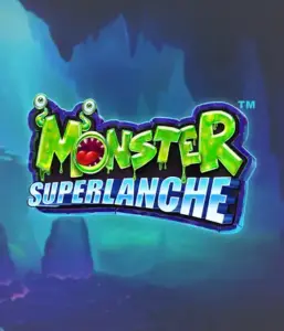 Enter the mysterious depths with the Monster Superlanche game by Pragmatic Play, showcasing a colorful and whimsical monster logo before a foggy cave background. This graphic portrays the thrilling experience of a monster-themed game, great for those who enjoy quirky themes, offering a captivating play experience. 