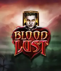 A dark and seductive view of the Blood Lust slot by ELK Studios, featuring gothic vampire symbols and a haunting castle backdrop. This image captures the slot's gothic aesthetic, complemented with its unique 5-reel and 99-payline structure, attractive for those drawn to the vampire genre.